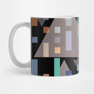 Lines in triangles mosaic Mug